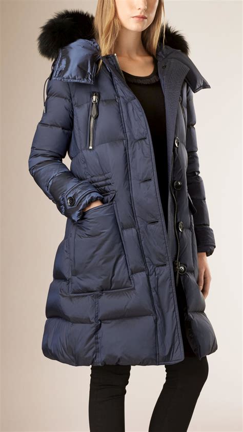 burberry puffer coat with fur hood|Burberry puffer coat women's.